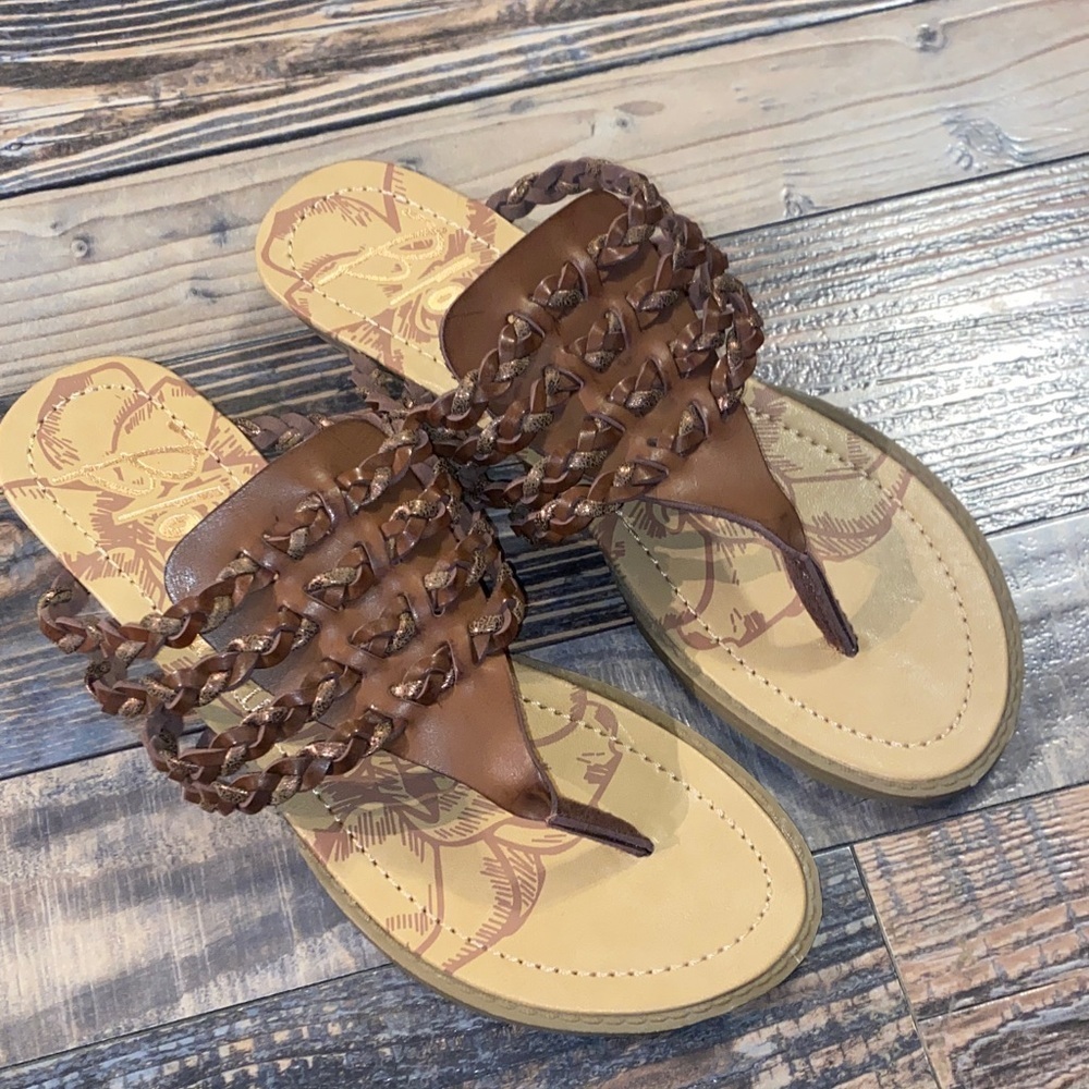 Blowfish Malibu Brown Braided Women's Sandals